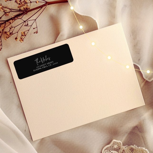 Weihnachtskarten-Rücksendeadressen-Aufkleber | Sch (Von Creator hochgeladen)