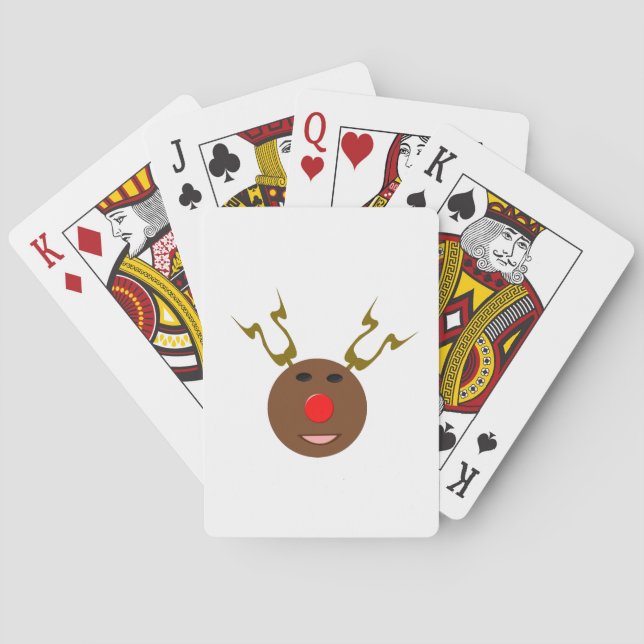 Weihnachtskarten Spielkarten (Rückseite)