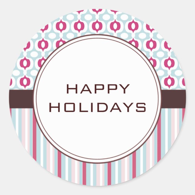 Weihnachtskarten-Umschlag Aufkleber (Vorderseite)