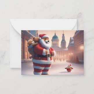 Weihnachtskarten von Helsinki Mitteilungskarte