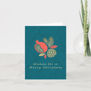 Weihnachtskartengrüße Feiertagskarte