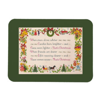 Weihnachtskartenmagnet Magnet