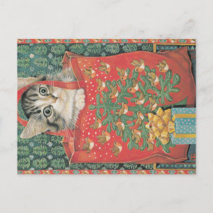 Weihnachtskartentafel  postkarte