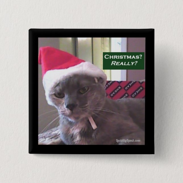 Weihnachtskartentaste Button (Vorderseite)