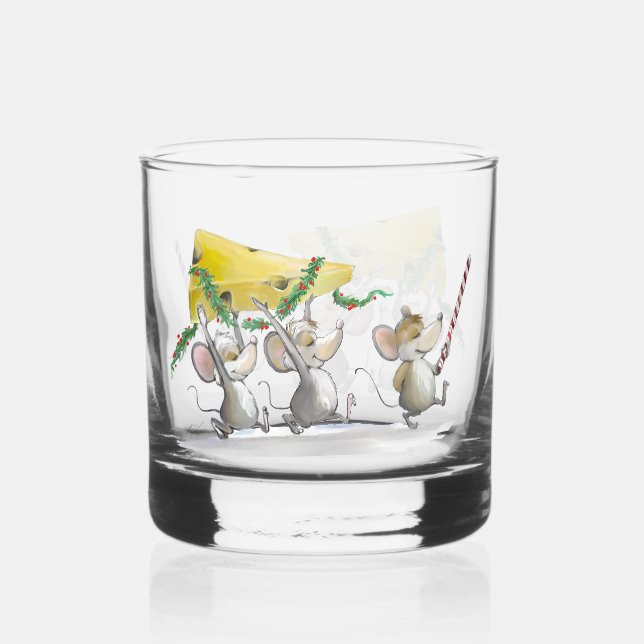 Weihnachtskäse einführen whiskyglas (Vorderseite)
