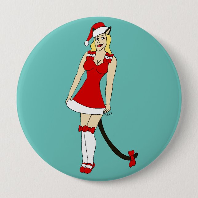 Weihnachtskataster Button (Vorderseite)