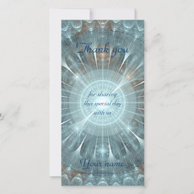 Weihnachtskathedralfenster Dankeskarte (Vorderseite)