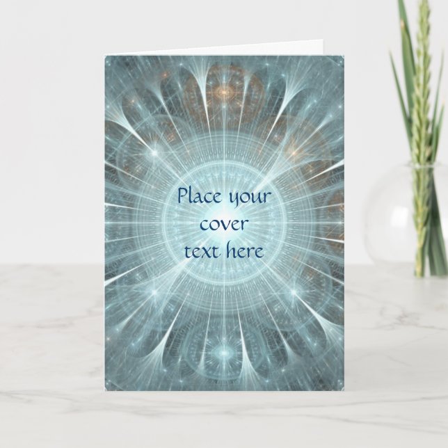 Weihnachtskathedralfenster Feiertagskarte (Vorderseite)