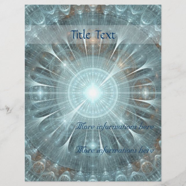 Weihnachtskathedralfenster Flyer (Vorne)