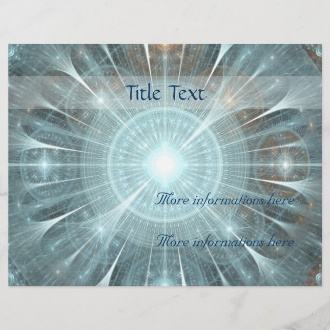 Weihnachtskathedralfenster Flyer (Vorne)