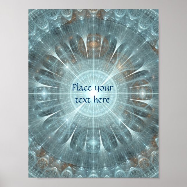 Weihnachtskathedralfenster Poster (Vorne)