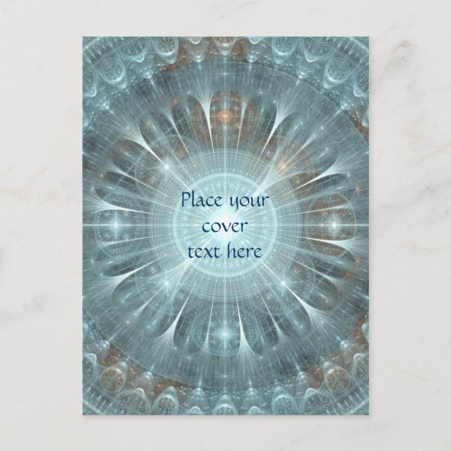 Weihnachtskathedralfenster Postkarte (Vorderseite)