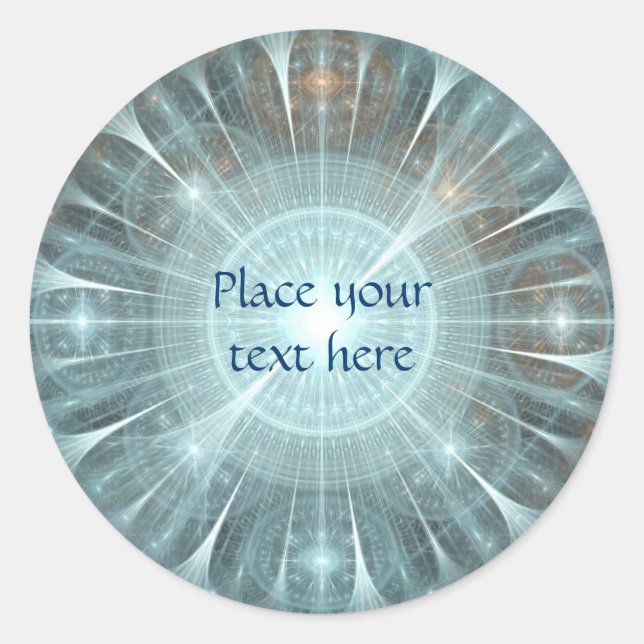 Weihnachtskathedralfenster Runder Aufkleber (Vorderseite)