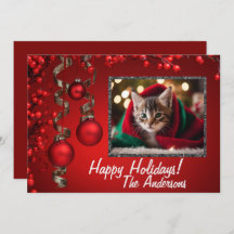 Weihnachtskätzchen 7, Happy Holidays, Weihnachtska