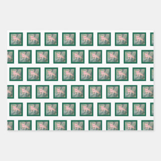 Weihnachtskätzchen Geschenkpapier Set