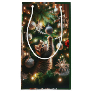 Weihnachtskätzchen Kleine Geschenktüte