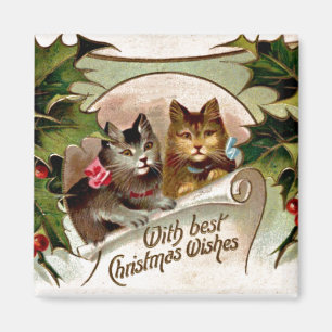 Weihnachtskätzchen - Weihnachtsdesign, Magnet