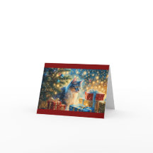 Weihnachtskatze 2024 Karte