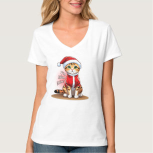 Weihnachtskatze Bengalisch   CA1 (5/10) T-Shirt