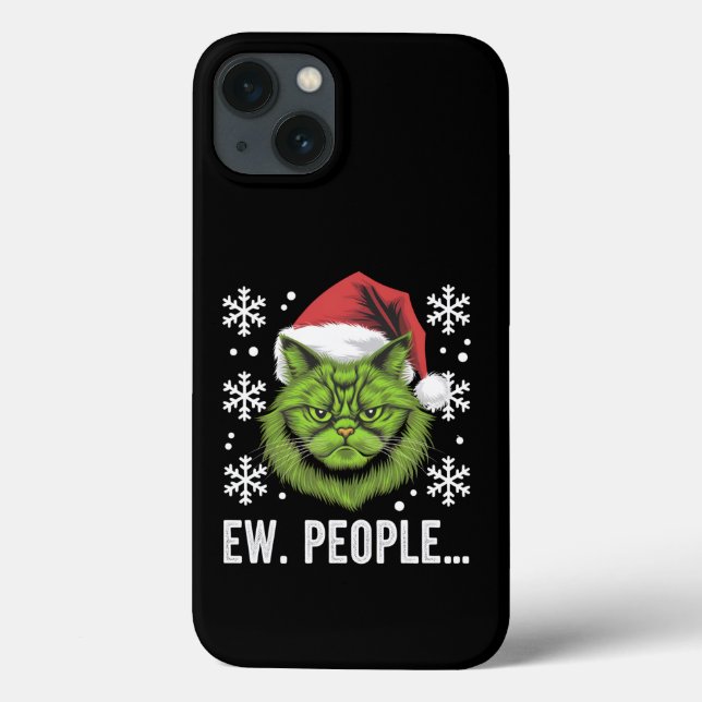 Weihnachtskatze Ew People Meowy Cat Lovers Case-Mate iPhone Hülle (Rückseite)