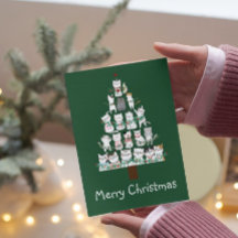 Weihnachtskatze Funny Tree