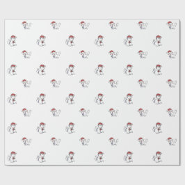 Weihnachtskatze Geschenkpapier