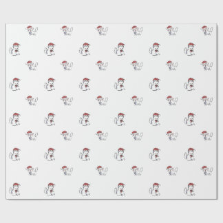 Weihnachtskatze Geschenkpapier