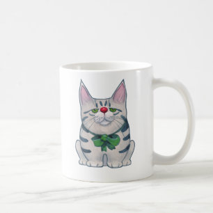 Weihnachtskatze Kaffeetasse
