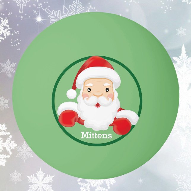 Weihnachtskatze Kleine Geschenk Name Santa Claus Tischtennisball (Von Creator hochgeladen)