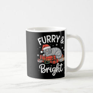 Weihnachtskatze Lover Weihnachtsmannmütze Holiday  Kaffeetasse