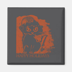 Weihnachtskatze magnet