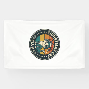 Weihnachtskatze Süße Kitty Design - Weihnachtskatz Banner