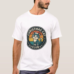Weihnachtskatze Süße Kitty Gestaltung - Weihnachts T-Shirt