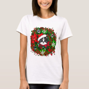 Weihnachtskatze T-Shirt