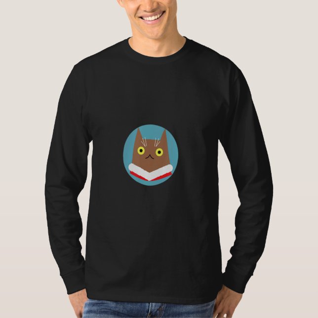 Weihnachtskatze T-Shirt (Vorderseite)