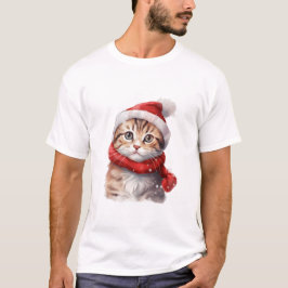 Weihnachtskatze T-Shirt