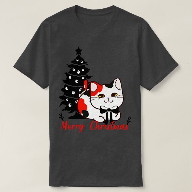 Weihnachtskatze Tee Catmas  (Design vorne)