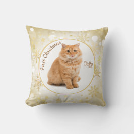 Weihnachtskatze Weihnachtsgebäck Kissen