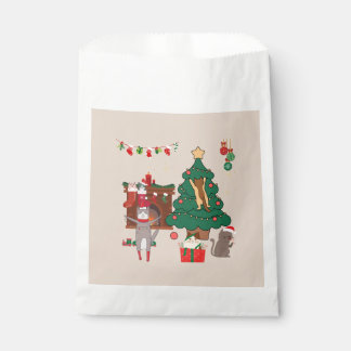 Weihnachtskatzen Chaos Geschenktütchen