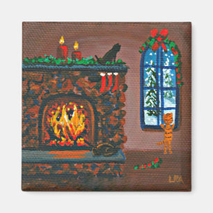 Weihnachtskatzen Creationarts Magnet