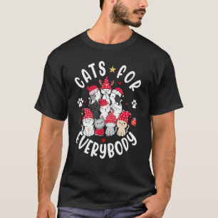 Weihnachtskatzen für jedermann Weihnachtskatze X T-Shirt
