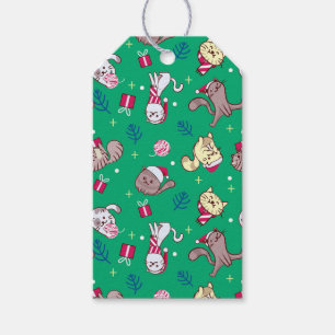 Weihnachtskatzen Geschenkanhänger