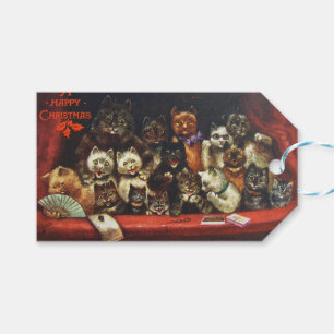 Weihnachtskatzen im Theater Geschenkanhänger