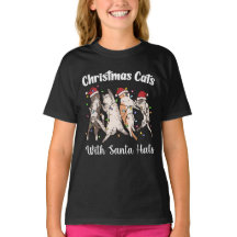 Weihnachtskatzen mit Weihnachtsmannmützen Süß Lust