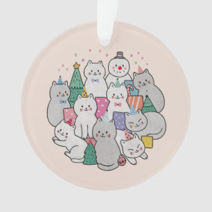 Weihnachtskatzen Ornament