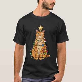Weihnachtskatzen-Stack-T-Shirt - Lustige Feiertags T-Shirt