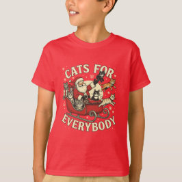 Weihnachtskatzen T-Shirt