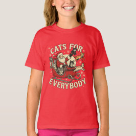 Weihnachtskatzen T-Shirt