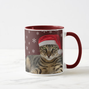Weihnachtskatzen-Tasse Tasse
