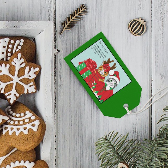 Weihnachtskatzenbuddies Geschenkanhänger (Von Creator hochgeladen)